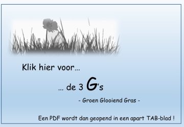 verwijzing naar de 3 G's